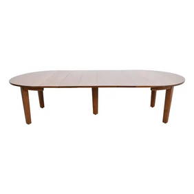 Gustav Stickley Mission Oak Arts & Crafts Extension Dining Table, Newly Refinished (1 of 12)