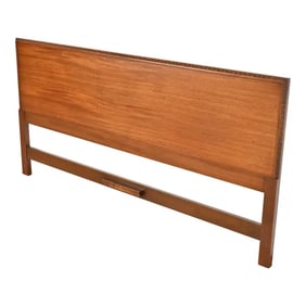 Frank Lloyd Wright Taliesin Mahogany King Headboard, 1950s