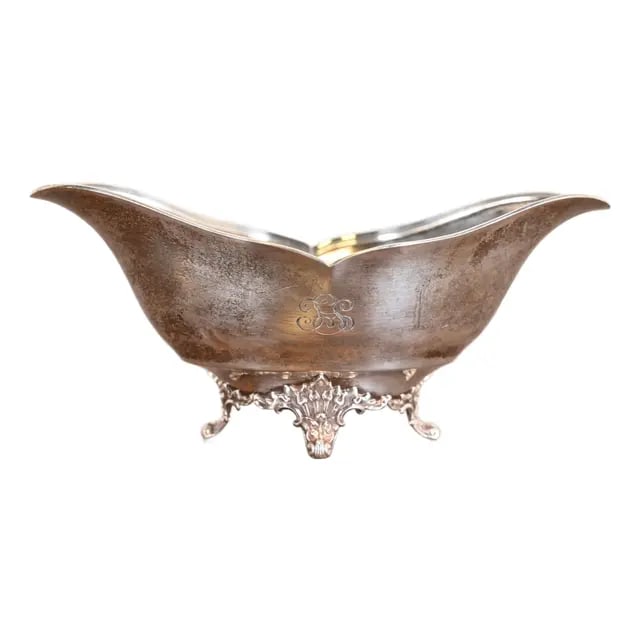 Tiffany & Co. Antique Art Deco Sterling Silver Gravy Boat (1 of 10)