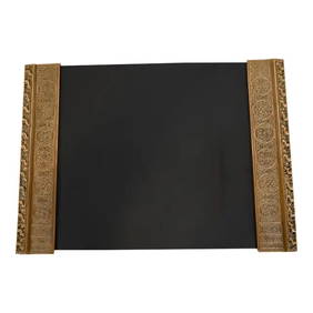 Tiffany Studios New York Venetian Bronze Dore Blotter Ends With Leather Desk Blotter (1 of 11)