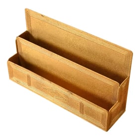 Tiffany Studios New York Graduate Bronze Dore Letter Rack