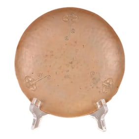 Roycroft Arts & Crafts Hammered Copper Ashtray or Catchall