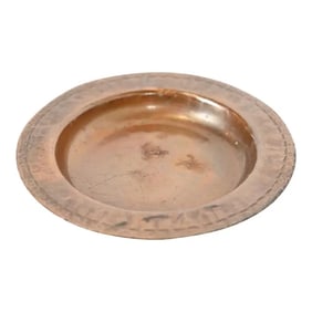 Roycroft Arts & Crafts Hammered Copper Ashtray or Catchall