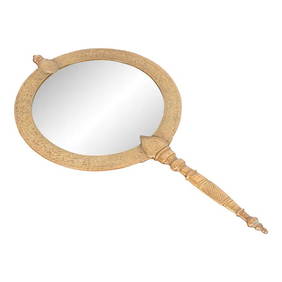 Antique Tiffany & Co. Bronze Dore Alhambra Vanity Hand Mirror, Circa 1910 (1 of 12)