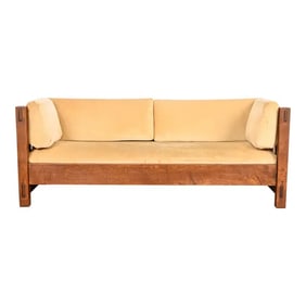 Stickley Mission Oak Arts and Crafts Settle Sofa
