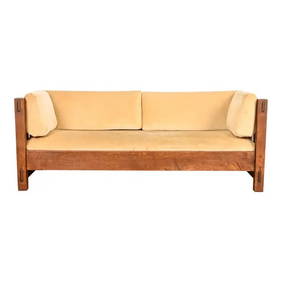 Stickley Mission Oak Arts and Crafts Settle Sofa (1 of 12)