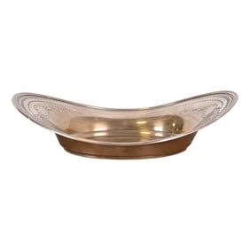 Tiffany & Co. Antique Art Deco Sterling Silver Reticulated Centerpiece Bowl or Bread Bowl