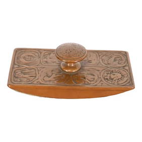 Tiffany Studios New York Zodiac Bronze Rocker Blotter (1 of 12)
