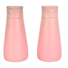 Rookwood Pottery Arts & Crafts Glazed Ceramic Vases, 1930