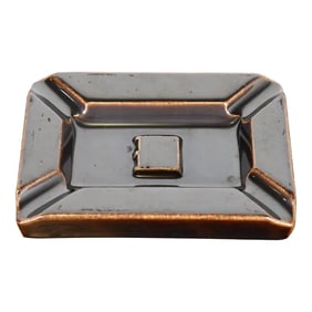 Rookwood Pottery Mid-Century Glazed Ceramic Ash Tray, 1954