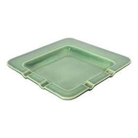 Rookwood Pottery Mid-Century Large Glazed Ceramic Ash Tray, 1955 (1 of 12)