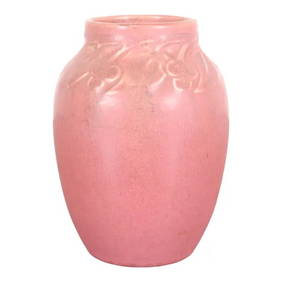 Rookwood Pottery Arts & Crafts Glazed Ceramic Floral Decorated Vase, 1927 (1 of 12)
