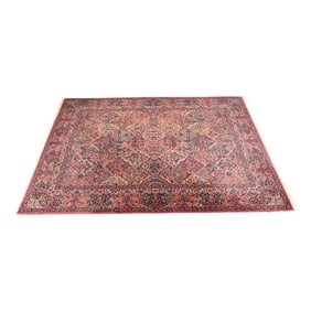 Vintage Karastan Kirman Room Size Wool Rug, Circa 1940s