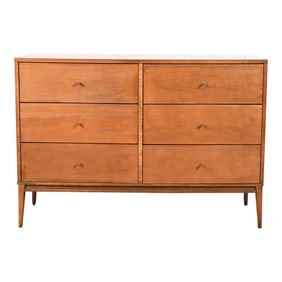 Paul McCobb Planner Group Solid Birch Dresser or Chest of Drawers, 1950s