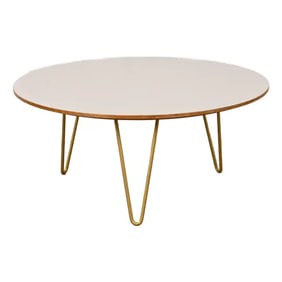 George Nelson for Herman Miller Coffee Table on Hairpin Legs, 1950s