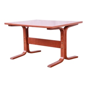 Ingmar Relling for Westnofa Bentwood Teak Siesta Occasional Side Table
