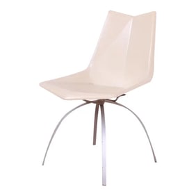 Paul McCobb Mid-Century Modern Fiberglass Origami Chair on Spider Base, 1950s