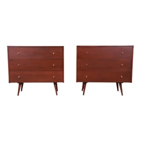 Paul McCobb Planner Group Mid-Century Modern Bachelor Chests, Newly Refinished