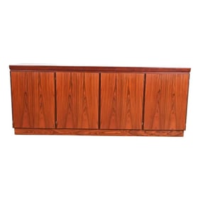 Skovby Danish Modern Rosewood Sideboard Credenza, Circa 1970s