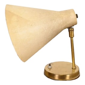 Mid-Century Modern Brass Desk Lamp or Table Lamp, Circa 1950s