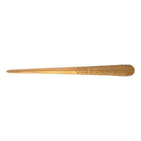 Tiffany Studios New York Zodiac Bronze Doré Letter Opener