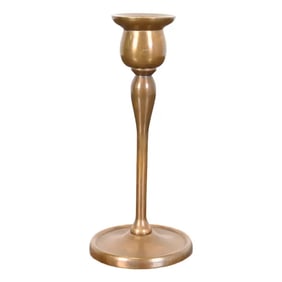 Tiffany Studios New York Bronze Candlestick, Circa 1910