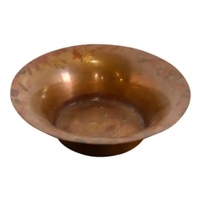 Joseph Heinrichs Arts and Crafts Bronze Bowl