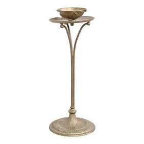 Tiffany Studios New York Art Deco Silver Floor Standing Ashtray