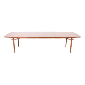George Nakashima for Widdicomb Origins Collection Sculpted Walnut Extension Dining Table
