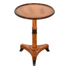 Baker Furniture Regency Pedestal Side Table