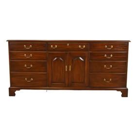 Henkel Harris Georgian Solid Mahogany Dresser or Credenza