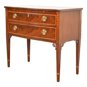 Baker Furniture Federal Inlaid Mahogany Sideboard or Buffet Server