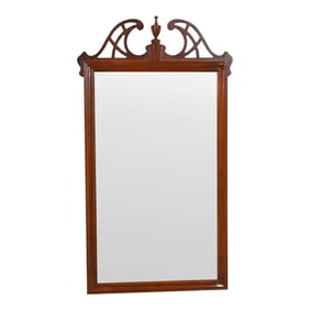 Drexel Heritage Georgian Carved Mahogany Wall Mirror