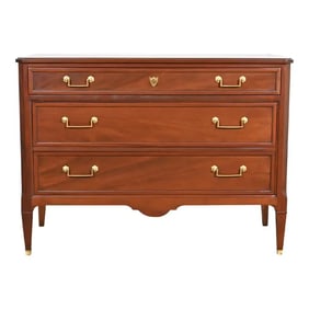 John Widdicomb French Regency Louis XVI Mahogany Dresser, Newly Refinished