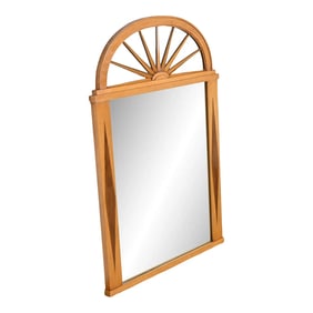 Grosfeld House Hollywood Regency Mahogany Framed Wall Mirror, Circa 1940s