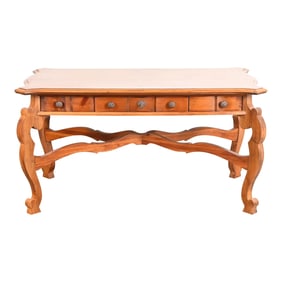Romweber Spanish Baroque Carved Pine Writing Desk