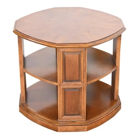 1970s Henredon Regency Style Three-Tier Occasional Side Table