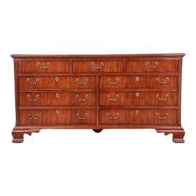 Drexel Heritage Georgian Carved Mahogany Dresser