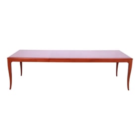 Ethan Allen French Country Cherry Wood Extension Dining Table