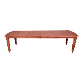 Lexington Tommy Bahama Collection Maple Extension Dining Table, Newly Refinished