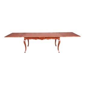 Baker Furniture French Country Harvest Farm Table, Newly Refinished