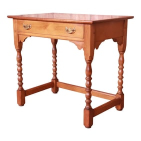 Stickley American Colonial Cherry Wood Writing Desk, 1960