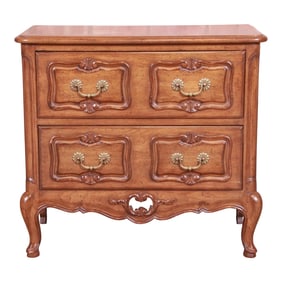 Auffray & Co. French Provincial Louis XV Carved Walnut Chest of Drawers