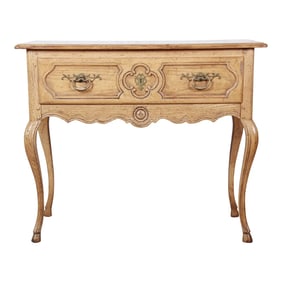 Baker Furniture French Provincial Louis XV White Oak Buffet Server