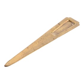 Roycroft Arts & Crafts Hammered Brass Over Copper Letter Opener