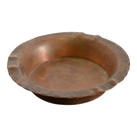 Roycroft Arts & Crafts Hammered Copper Ashtray or Catchall