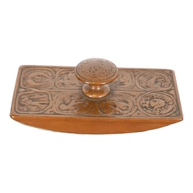 Tiffany Studios New York Zodiac Bronze Rocker Blotter