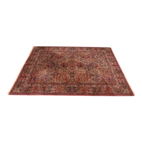 Karastan Kirman Room Size Wool Rug, Circa 1940s