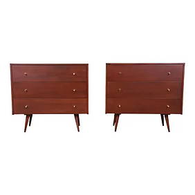Paul McCobb Planner Group Mid-Century Modern Bachelor Chests, Newly Refinished (1 of 13)