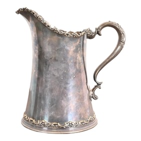 Tiffany & Co. Antique Victorian Silverplate Repoussé Pitcher